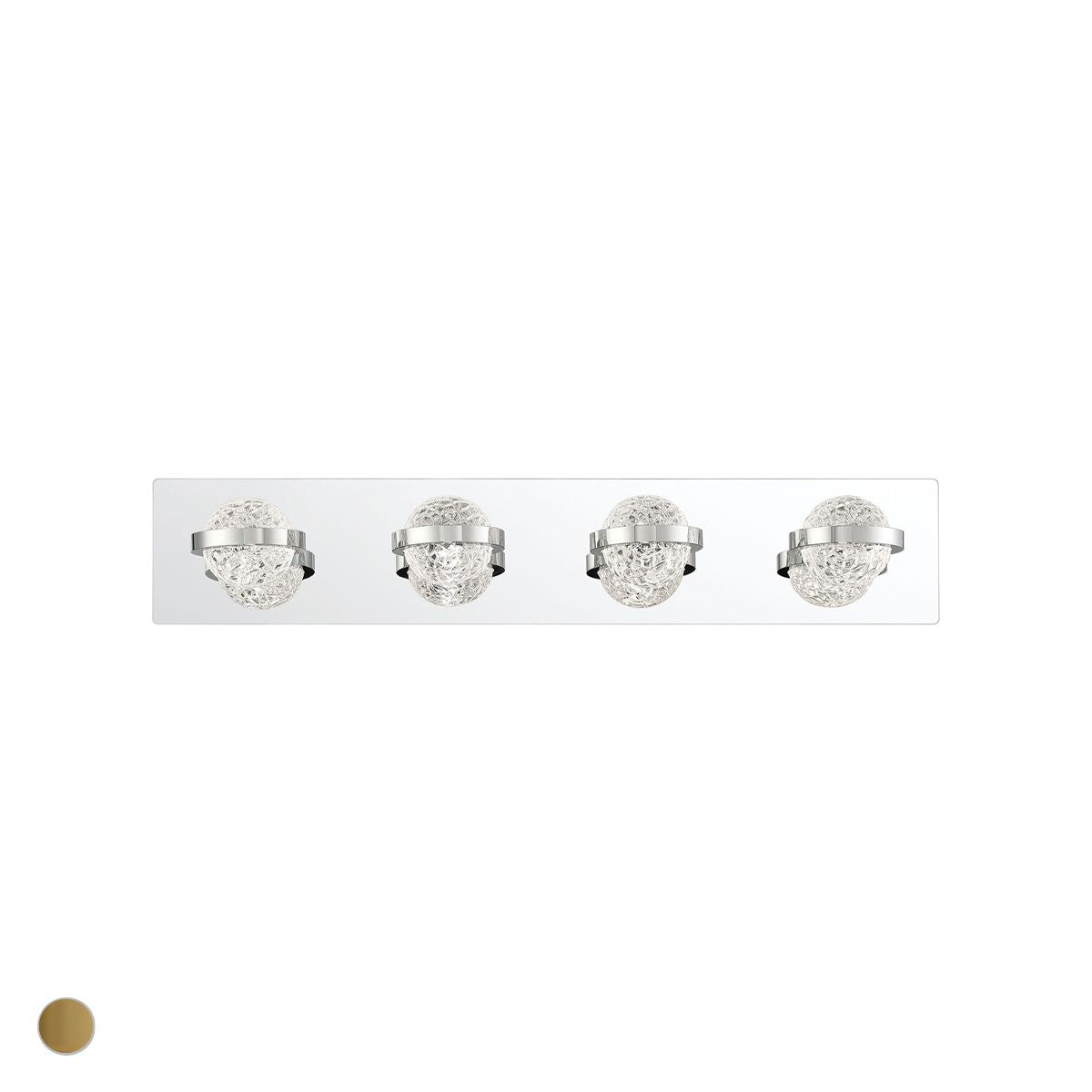 Ryder 26 in 4 Lights LED Bath Bar Chrome finish - Bees Lighting