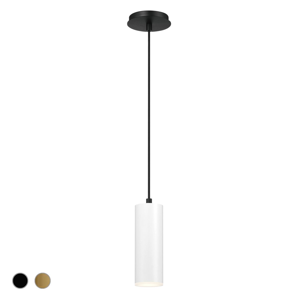 Neptune 3 in. LED Pendant Light White finish - Bees Lighting