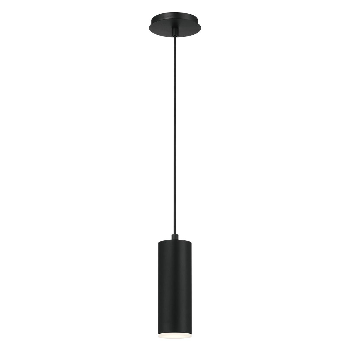 Neptune 3 in. LED Pendant Light Black finish - Bees Lighting