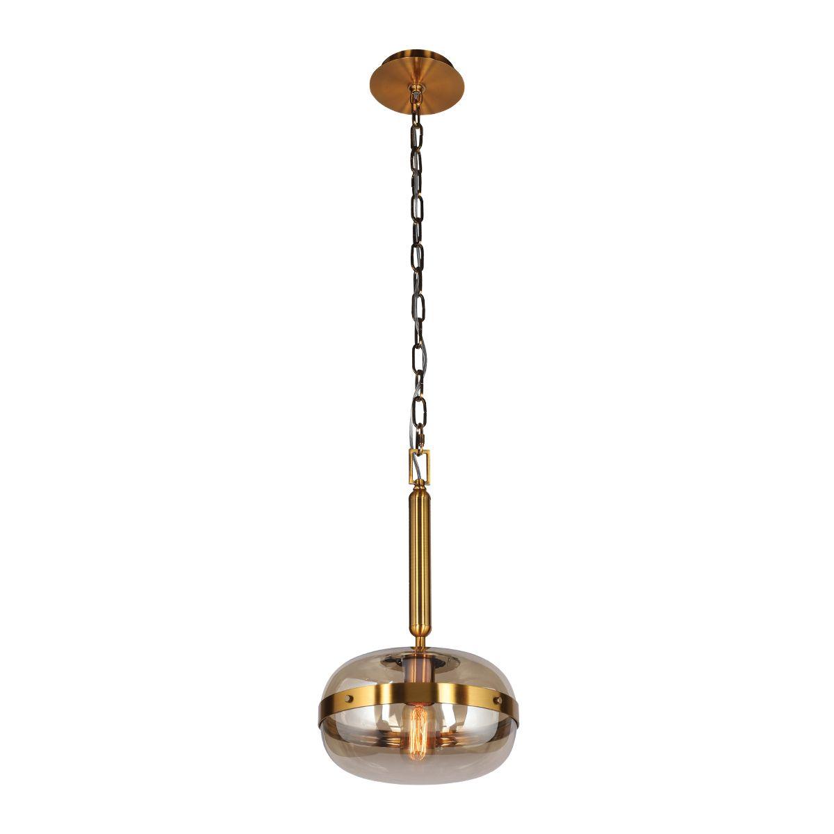 Nottingham 14 In Pendant Light Brass Finish - Bees Lighting