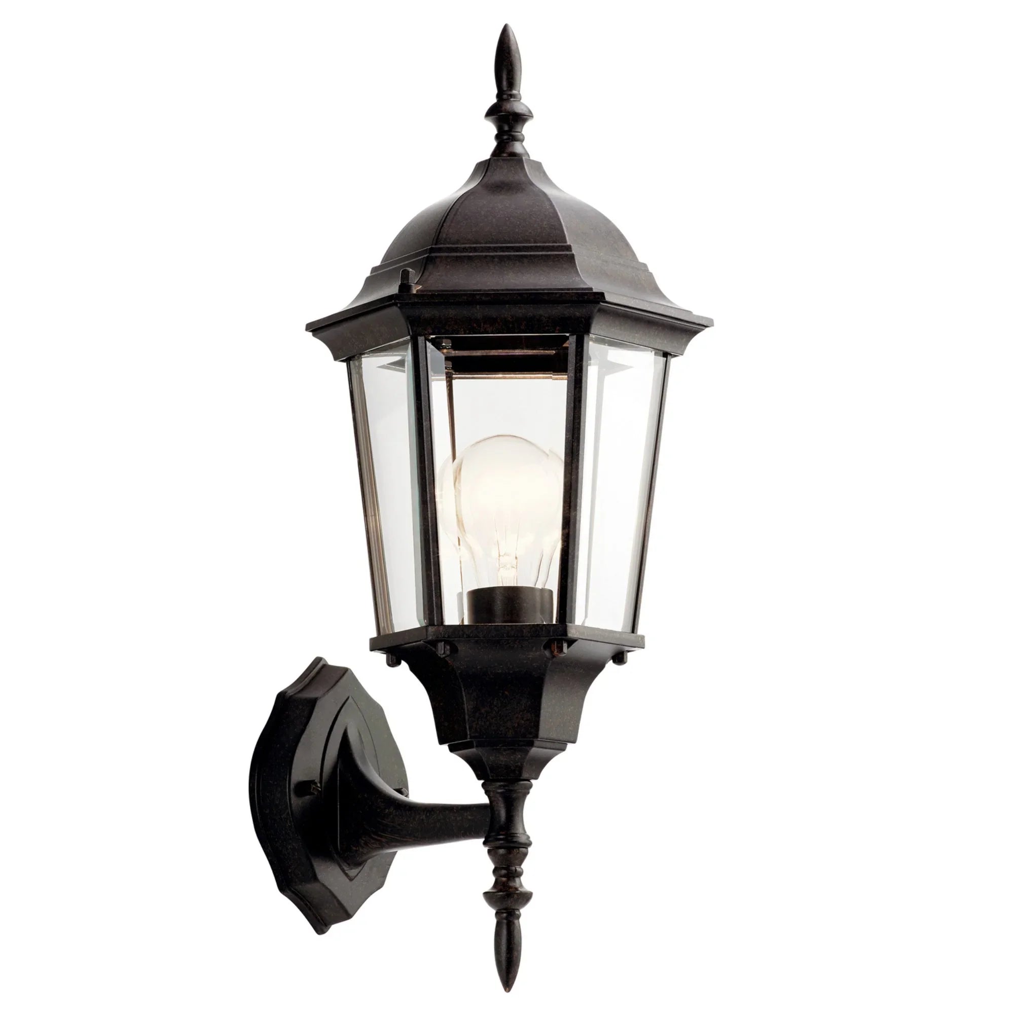 Madison 20" Outdoor Wall Light, Tannery Bronze Finish - Bees Lighting