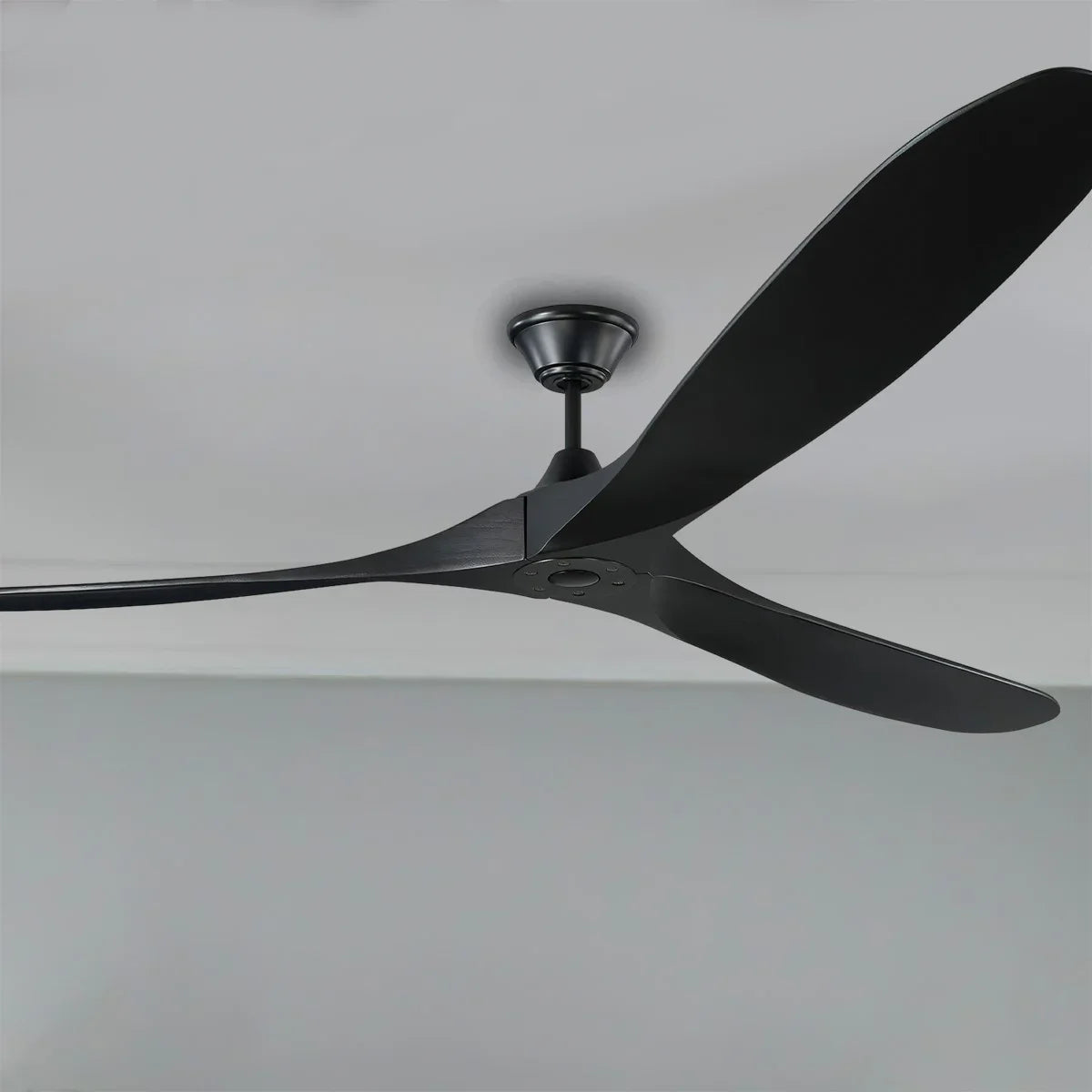 Maverick Super Max 88 Inch Matte Black Large Ceiling Fan with Remote - Bees Lighting
