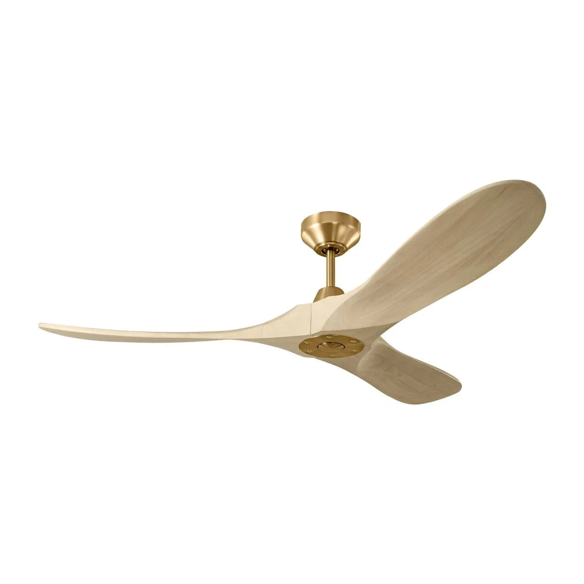 Maverick Smart 52" Burnished Brass Ceiling Fan - Bees Lighting