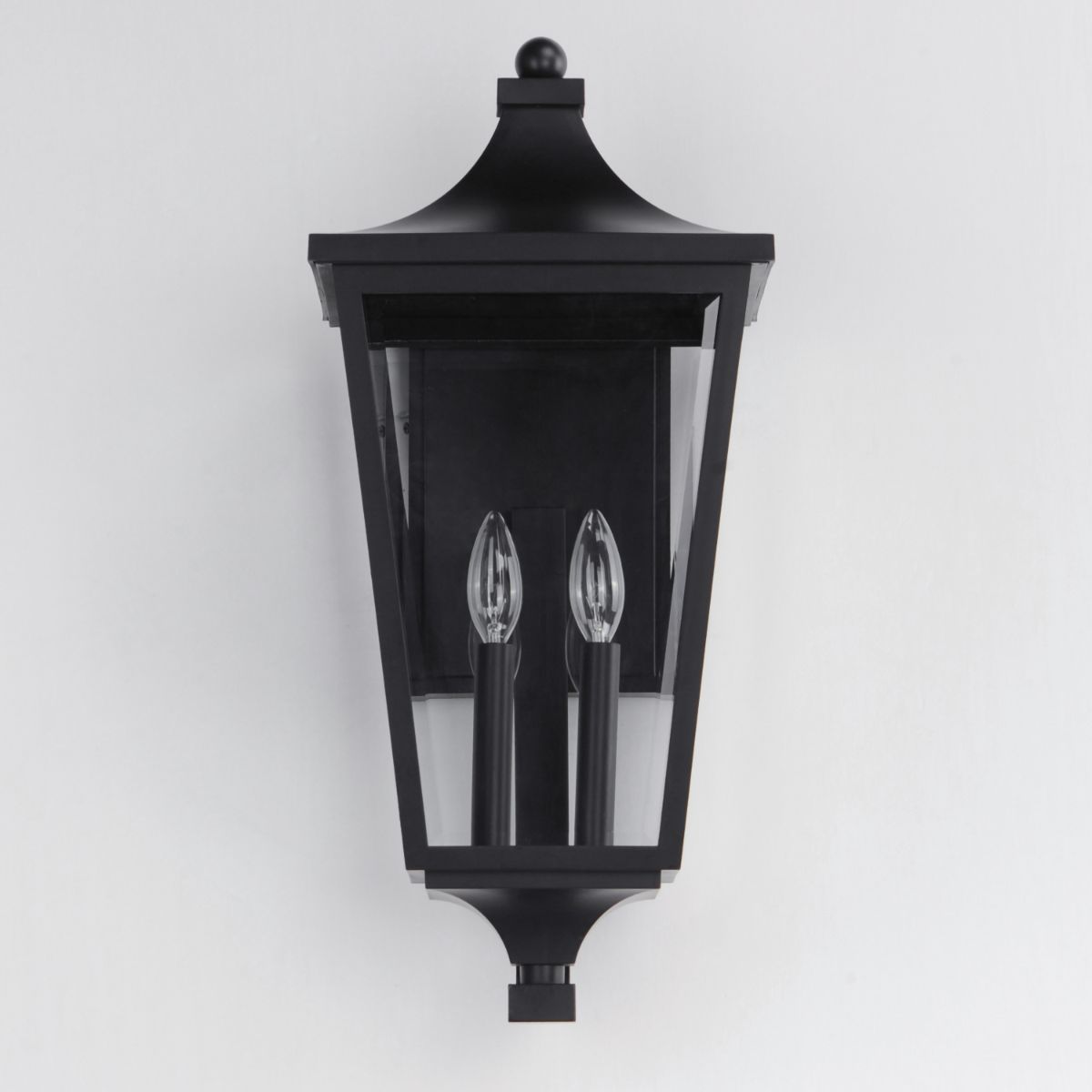 SUTTON PLACE VX 22 in. 2 Lights Outdoor Wall Light Black Finish - Bees Lighting