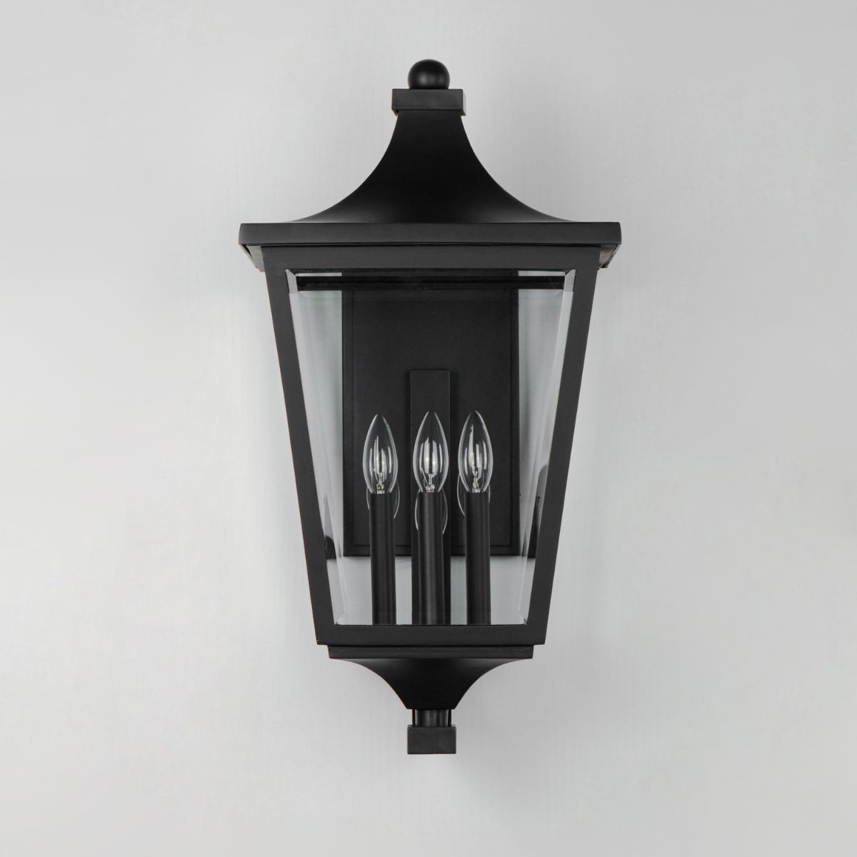 SUTTON PLACE VX 25 in. 3 Lights Outdoor Wall Light Black Finish - Bees Lighting