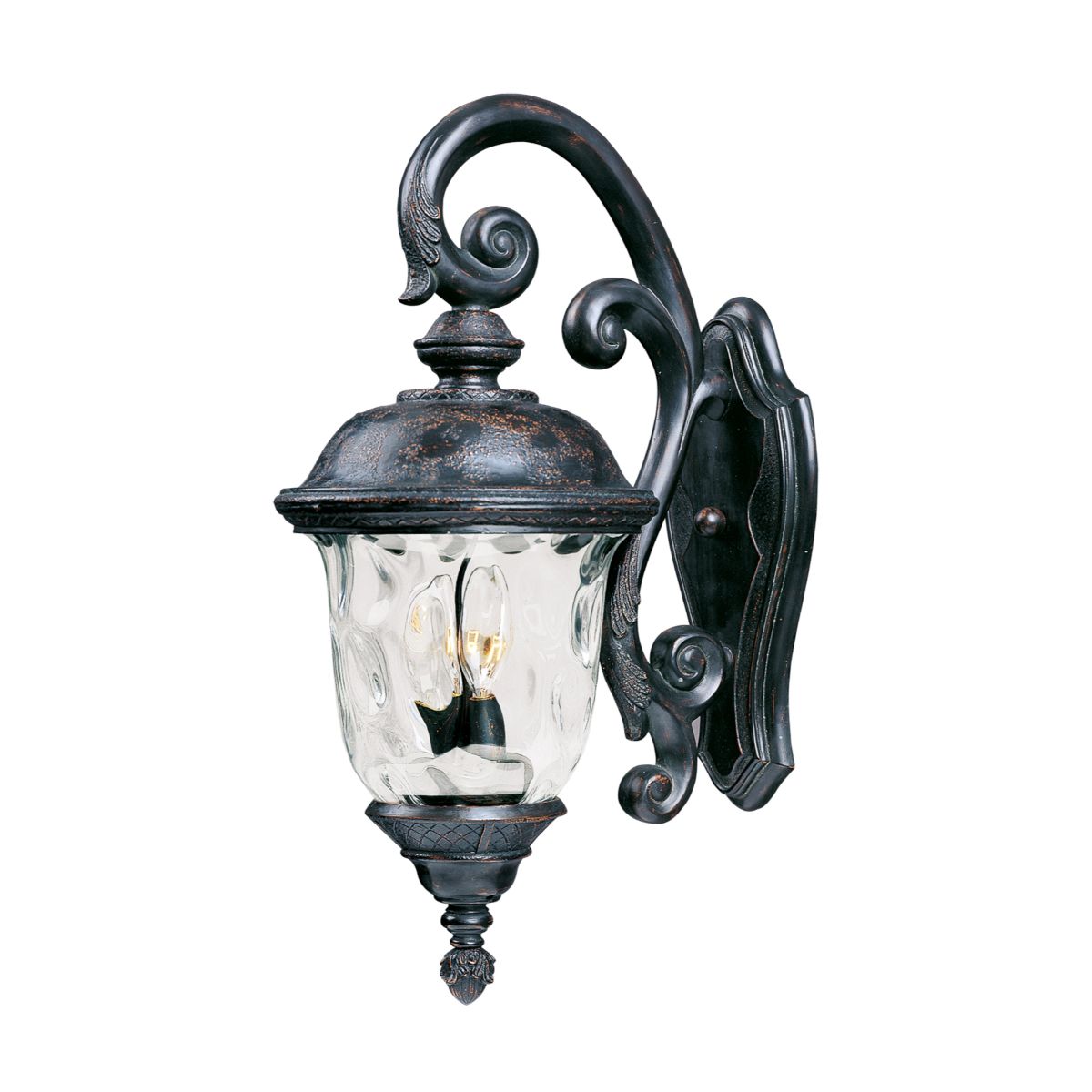 Carriage House VX 26 in. 3 Lights downward Outdoor Wall Light Bronze Finish