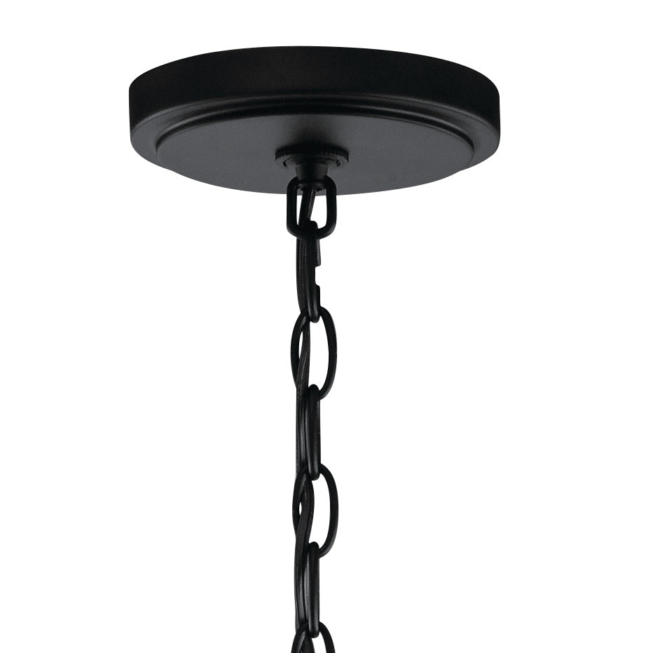 Voleta 28 in. 6 Lights Chandelier Black Finish - Bees Lighting