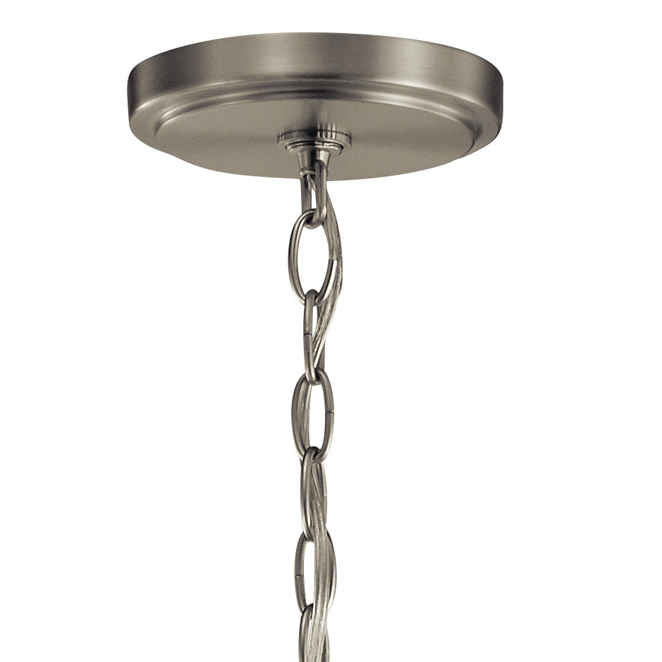 Voleta 28 in. 6 Lights Chandelier Brushed Nickel Finish - Bees Lighting