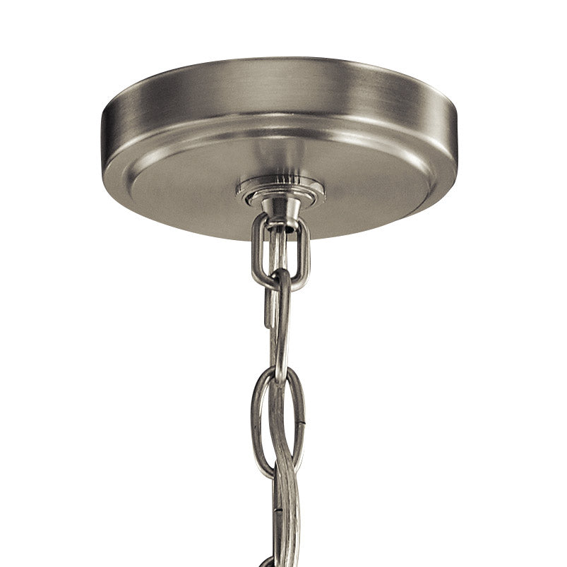 Voleta 17 in. 3 Lights Pendant Light Brushed Nickel Finish - Bees Lighting