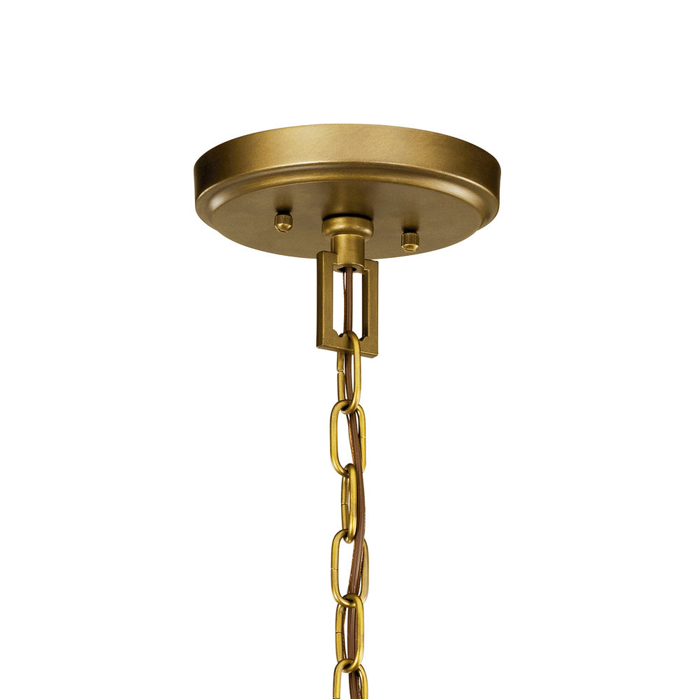 Morrigan 19 in. 8 Lights Chandelier Brass Finish - Bees Lighting