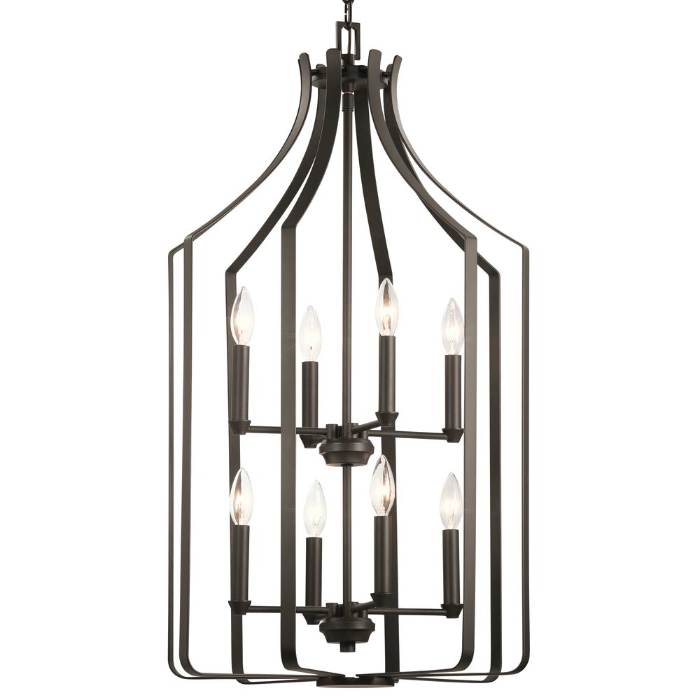 Morrigan 19 in. 8 Lights Chandelier Bronze Finish - Bees Lighting