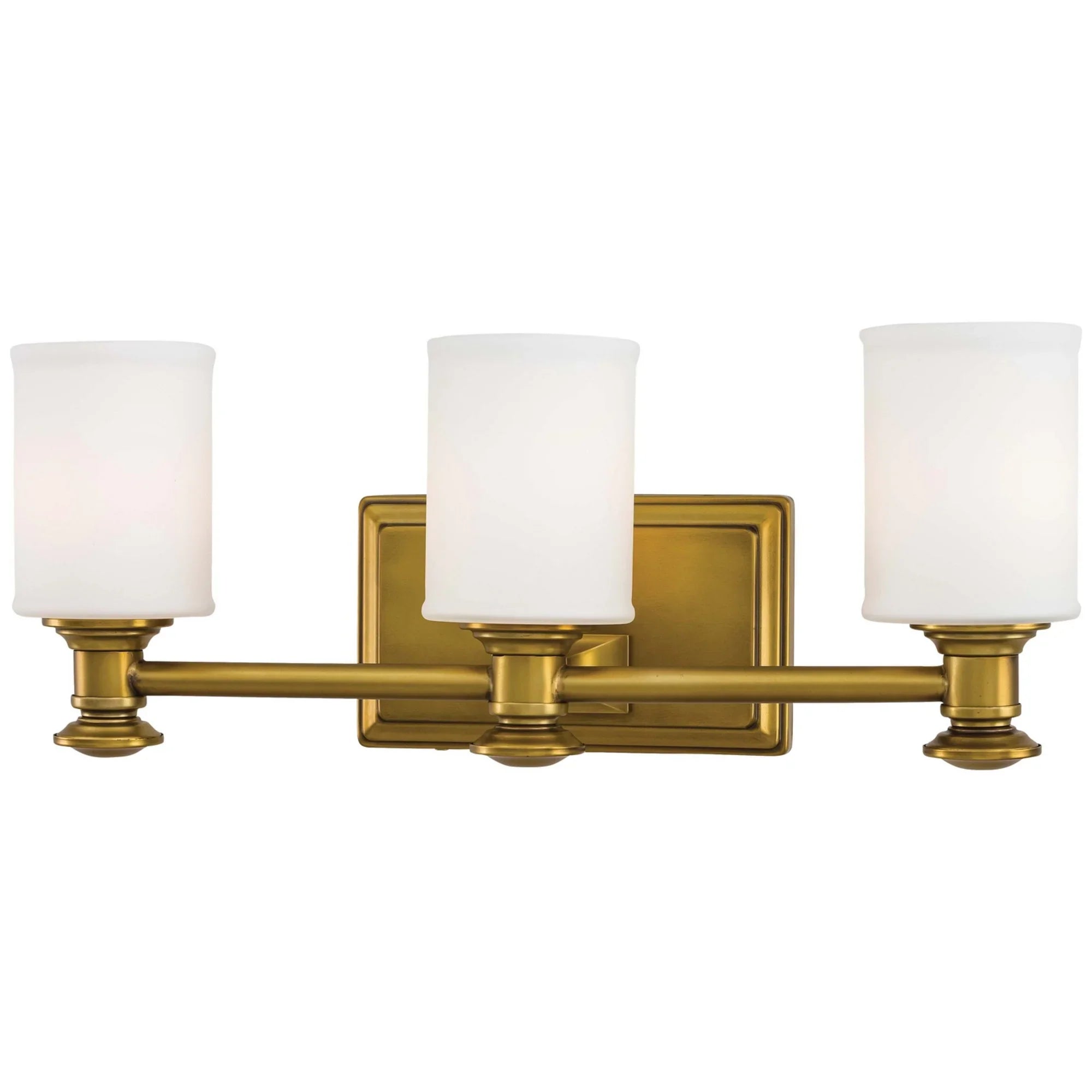 Harbour Point 21" 3-Light Bath Vanity, Liberty Gold Finish - Bees Lighting
