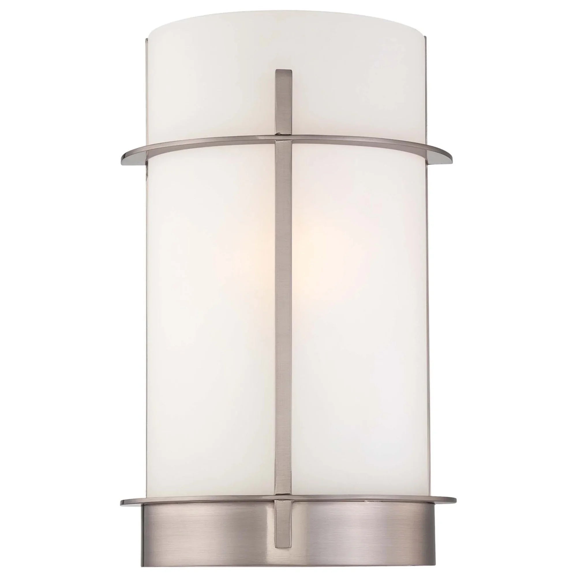 Compositions 12" Wall Sconce, Brushed Nickel Finish - Bees Lighting