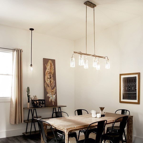 Braelyn 4 In. Pendant Light Bronze Finish - Bees Lighting