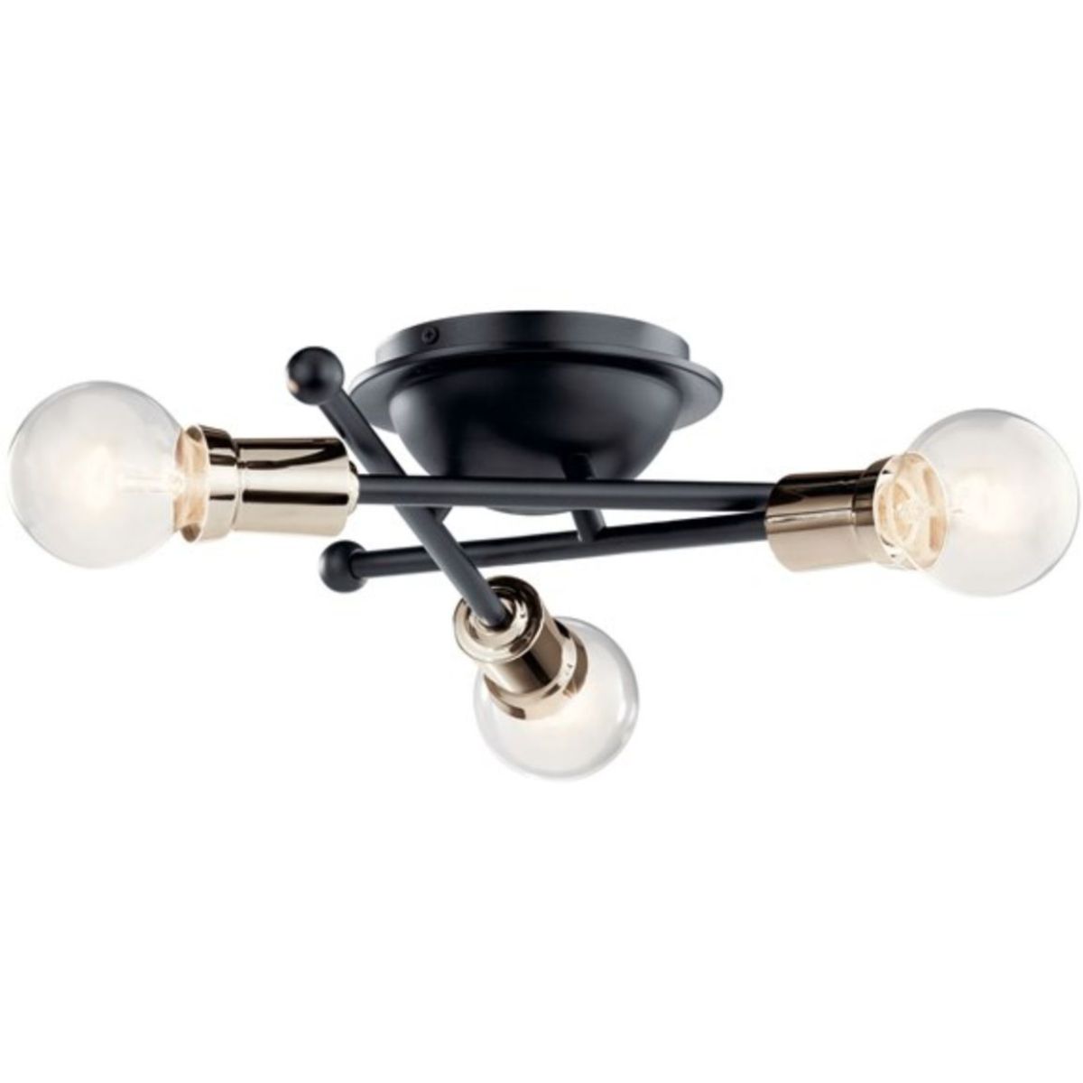 Armstrong 15" 3 Lights Flush Mount Light
