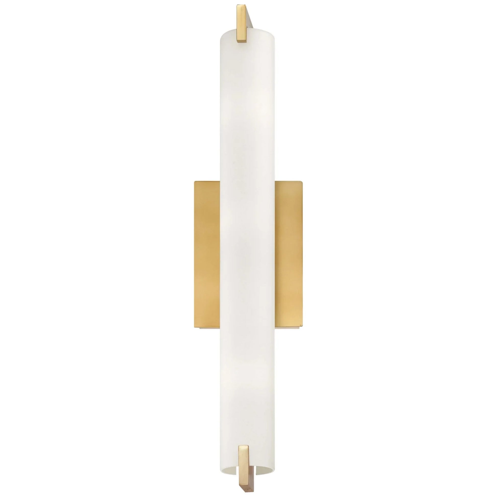 Tube 21" 3-Light Bath Vanity, Honey Gold Finish - Bees Lighting