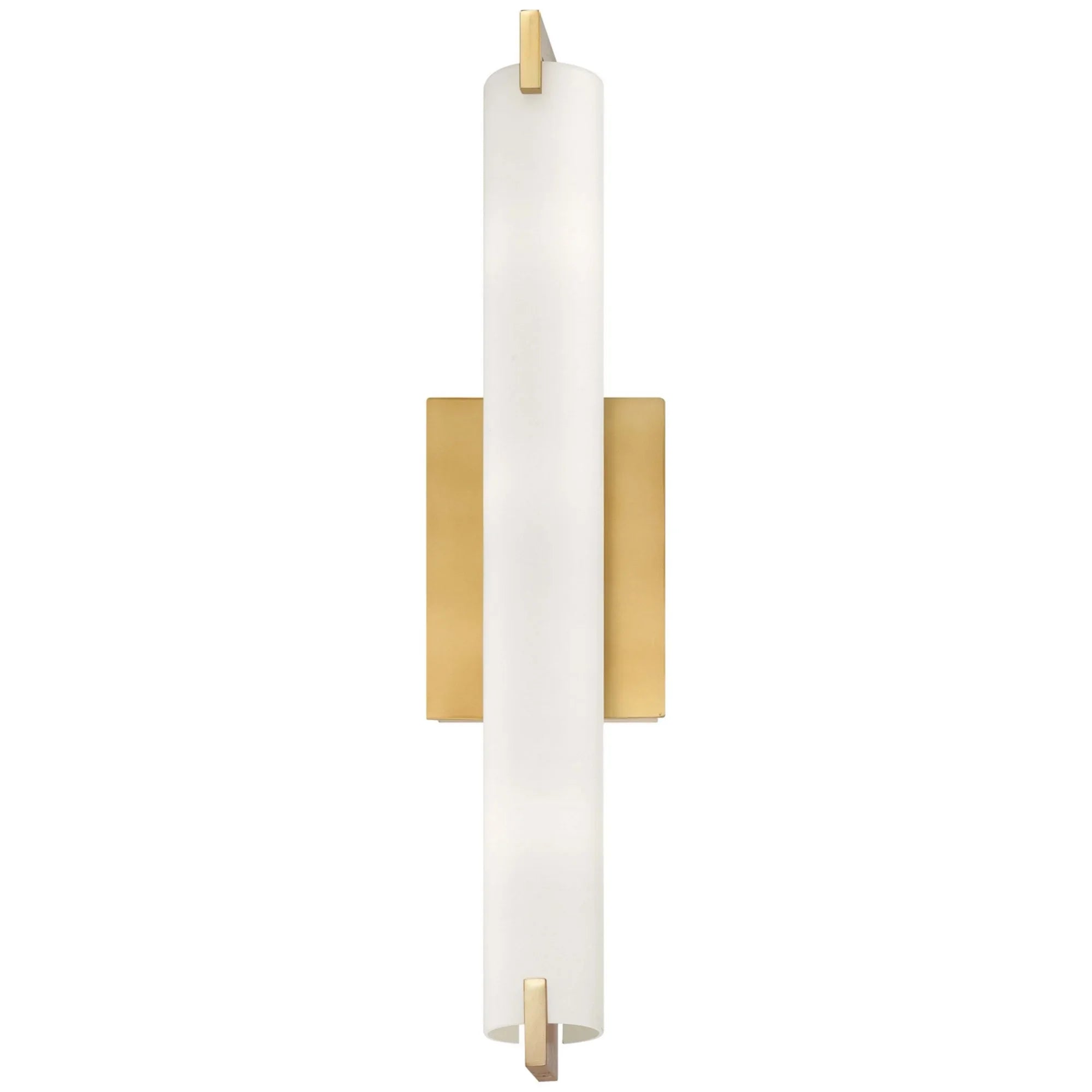 Tube 21" 3-Light Bath Vanity, Honey Gold Finish - Bees Lighting