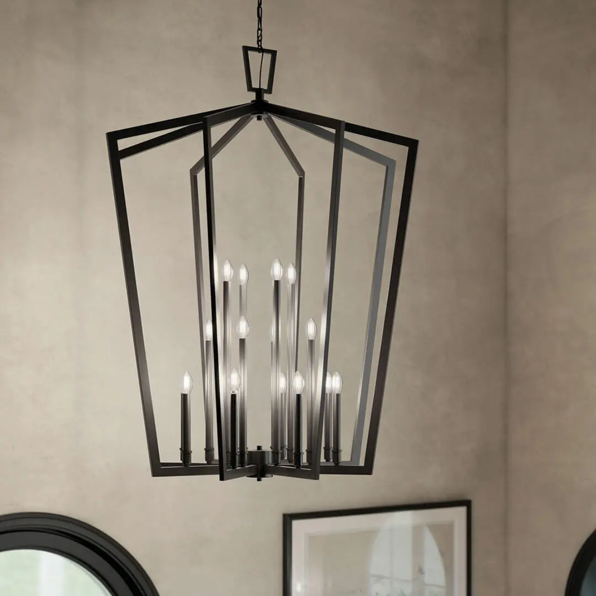 Abbotswell 1-Tier Chandelier - Bees Lighting