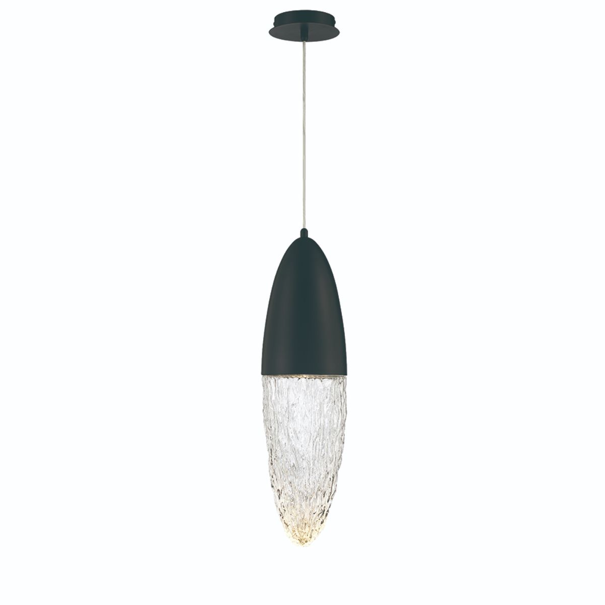 Ecrou 7 in. LED Pendant Light Matte Black Finish - Bees Lighting