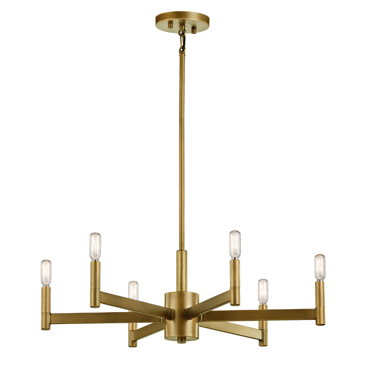 Erzo 26 In Chandelier Brass finish - Bees Lighting