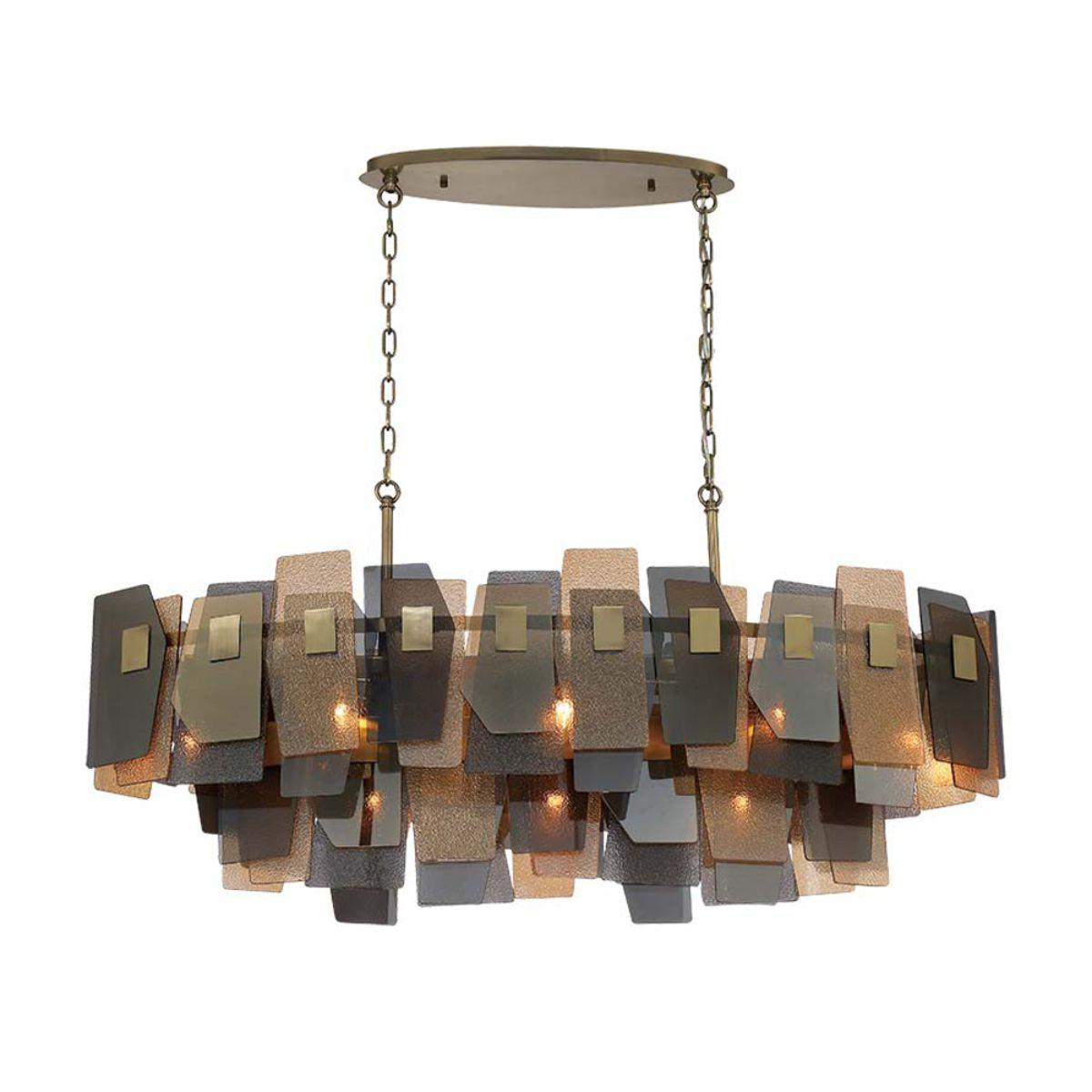 Cocolina 48 in. 11 Lights Chandelier Brass Finish - Bees Lighting