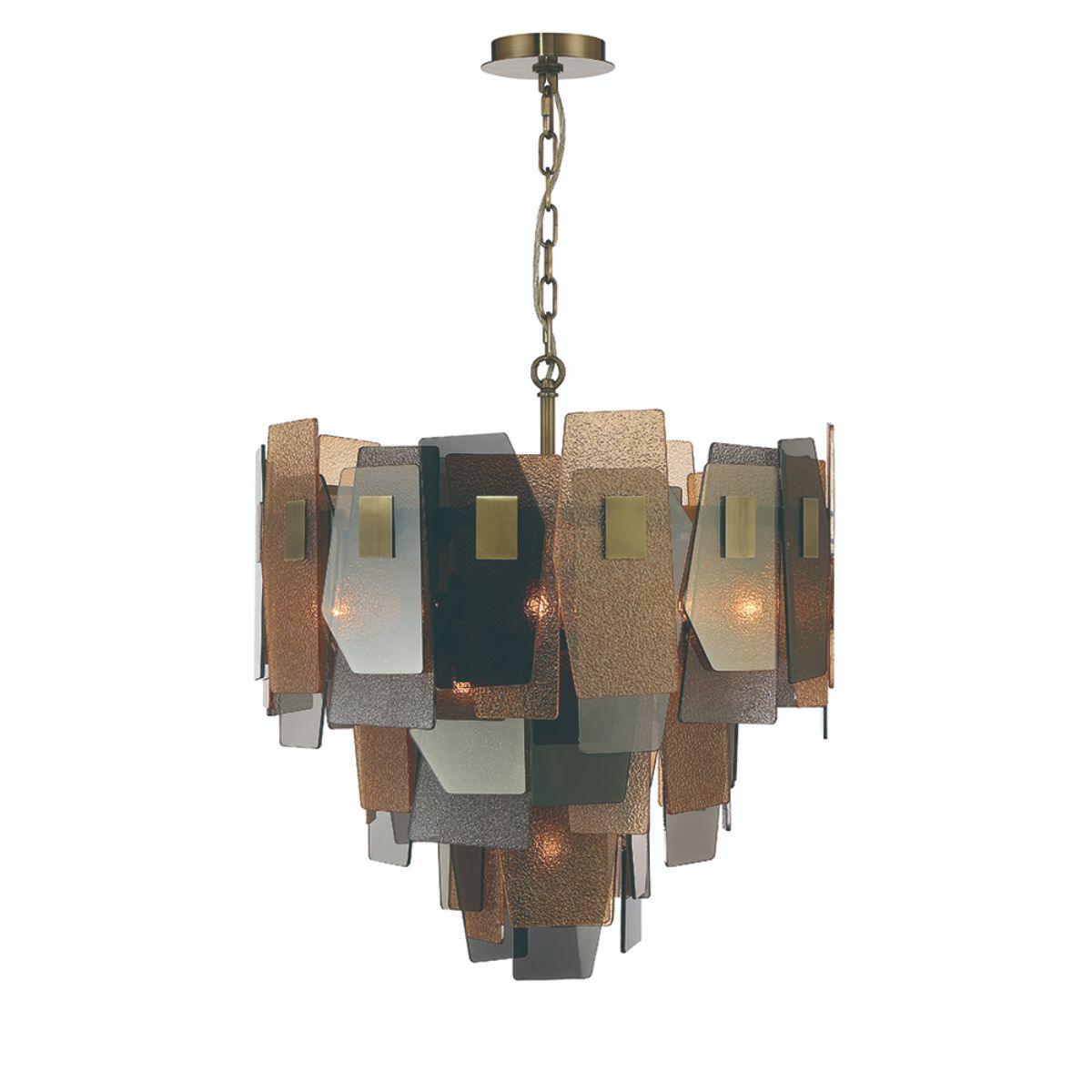 Cocolina 24 in. 10 Lights Chandelier Brass Finish - Bees Lighting