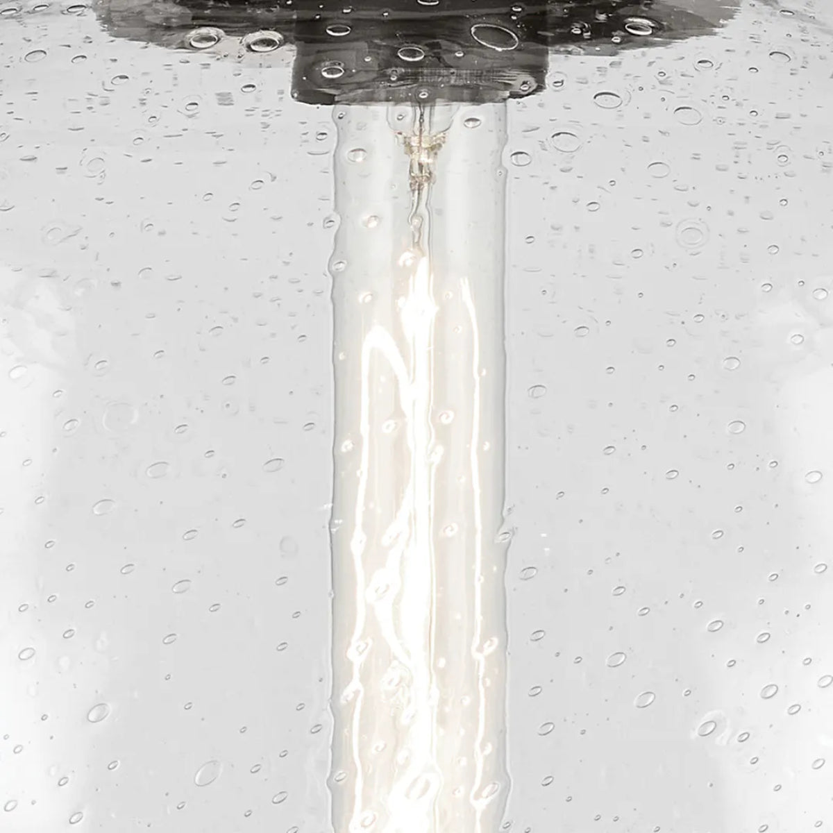 Avery 15" Semi-Flush Mount Light with Clear Seeded Glass, Olde Bronze Finish - Bees Lighting