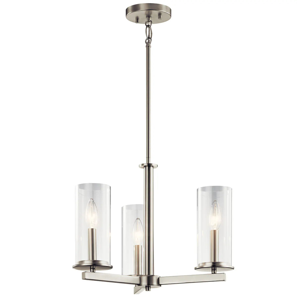 Crosby 18" 3-Light Convertible Chandelier/Semi Flush - Bees Lighting