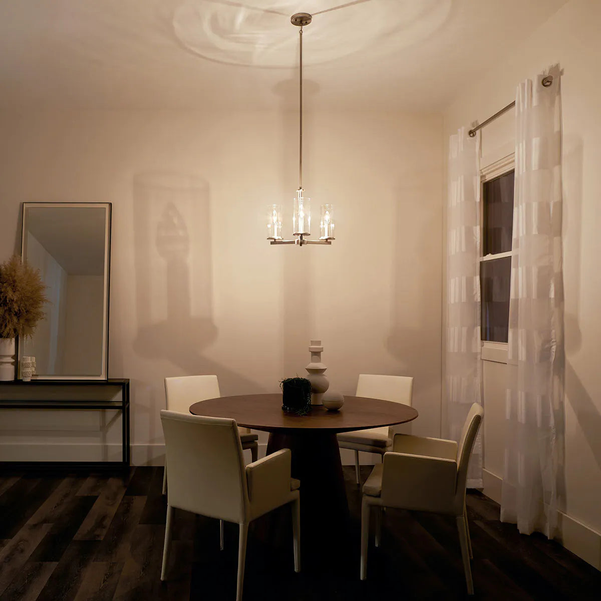 Crosby 18" 3-Light Convertible Chandelier/Semi Flush - Bees Lighting