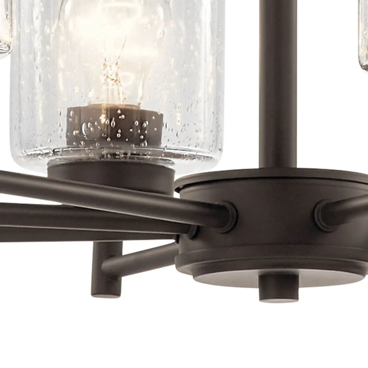 Winslow 45" 8-Light Chandelier, Olde Bronze Finish - Bees Lighting