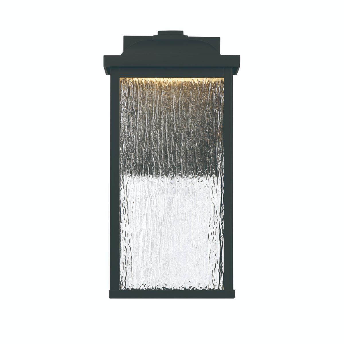 Venya 12 In. LED Outdoor Wall Light Black Finish - Bees Lighting