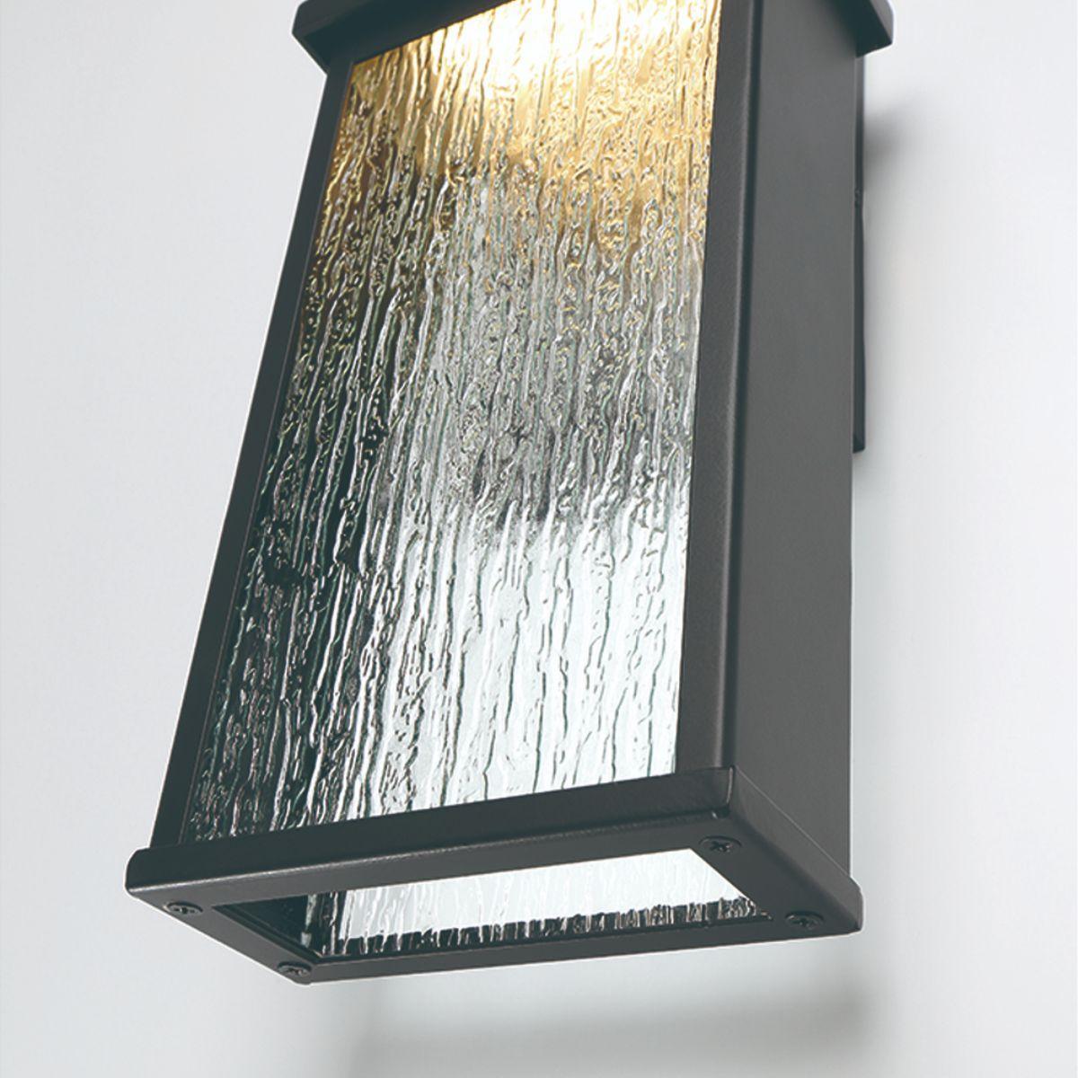 Venya 12 In. LED Outdoor Wall Light Black Finish - Bees Lighting