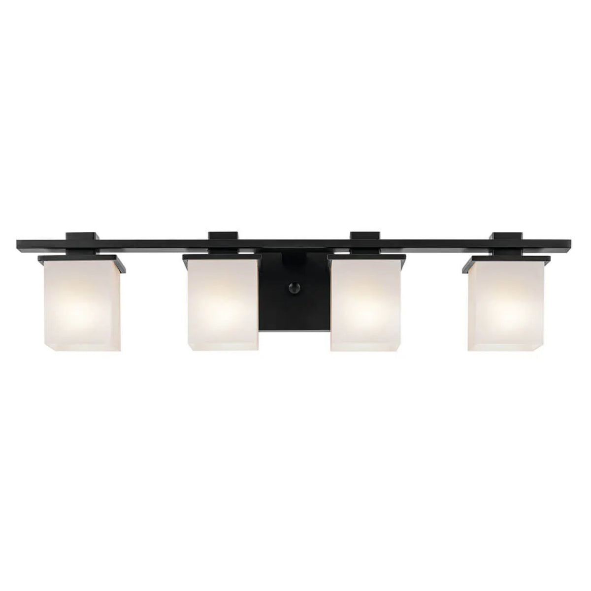 Tully 32 in 4 Lights Bathroom Vanity Light Black Finish - Bees Lighting