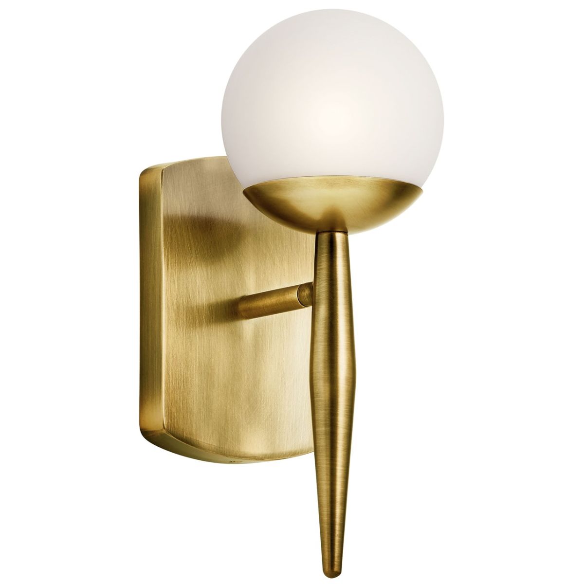Jasper 12 in. Armed Sconce Brass Finish - Bees Lighting