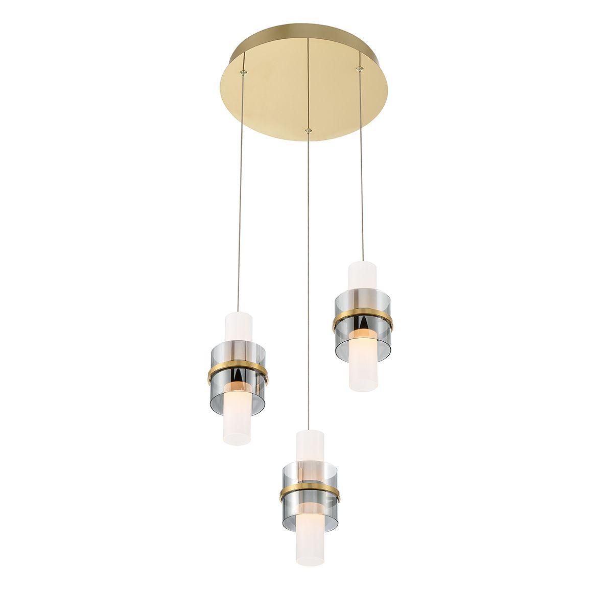 Rola LED Chandelier Gold Finish - Bees Lighting