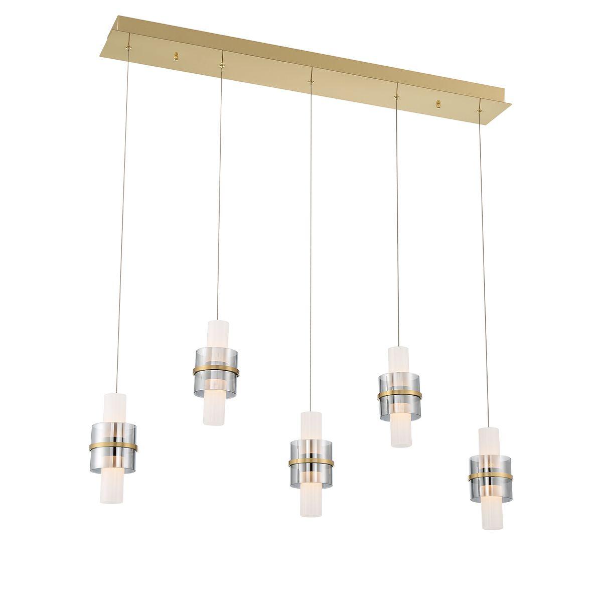 Rola LED Chandelier Gold Finish - Bees Lighting