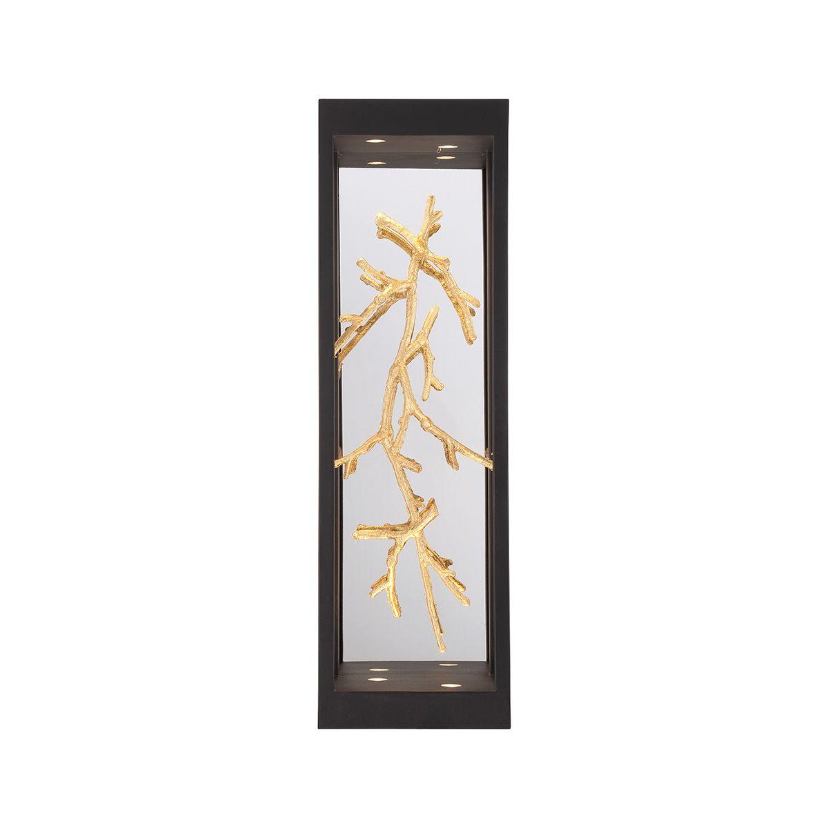 Aerie 4 Lights 20 in. LED Wall Light Black Finish - Bees Lighting