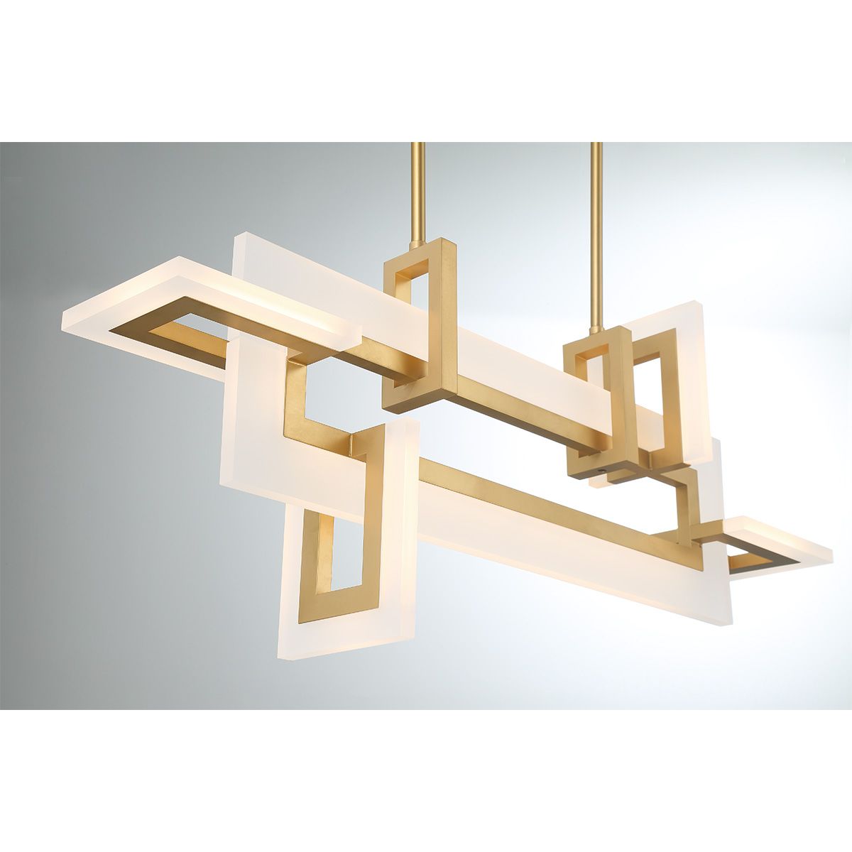 Inizio 33 in. LED Chandelier Gold Finish - Bees Lighting