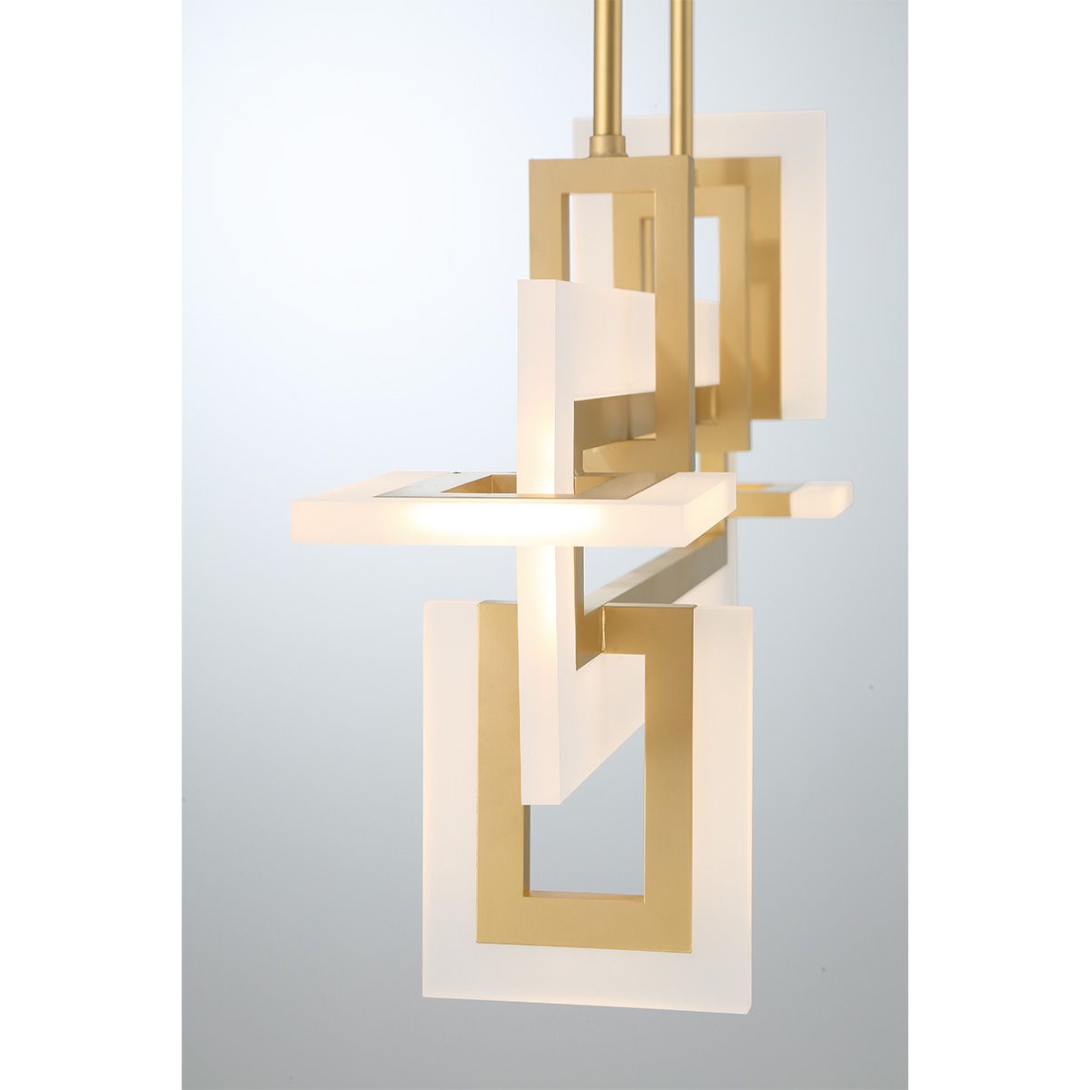 Inizio 33 in. LED Chandelier Gold Finish - Bees Lighting