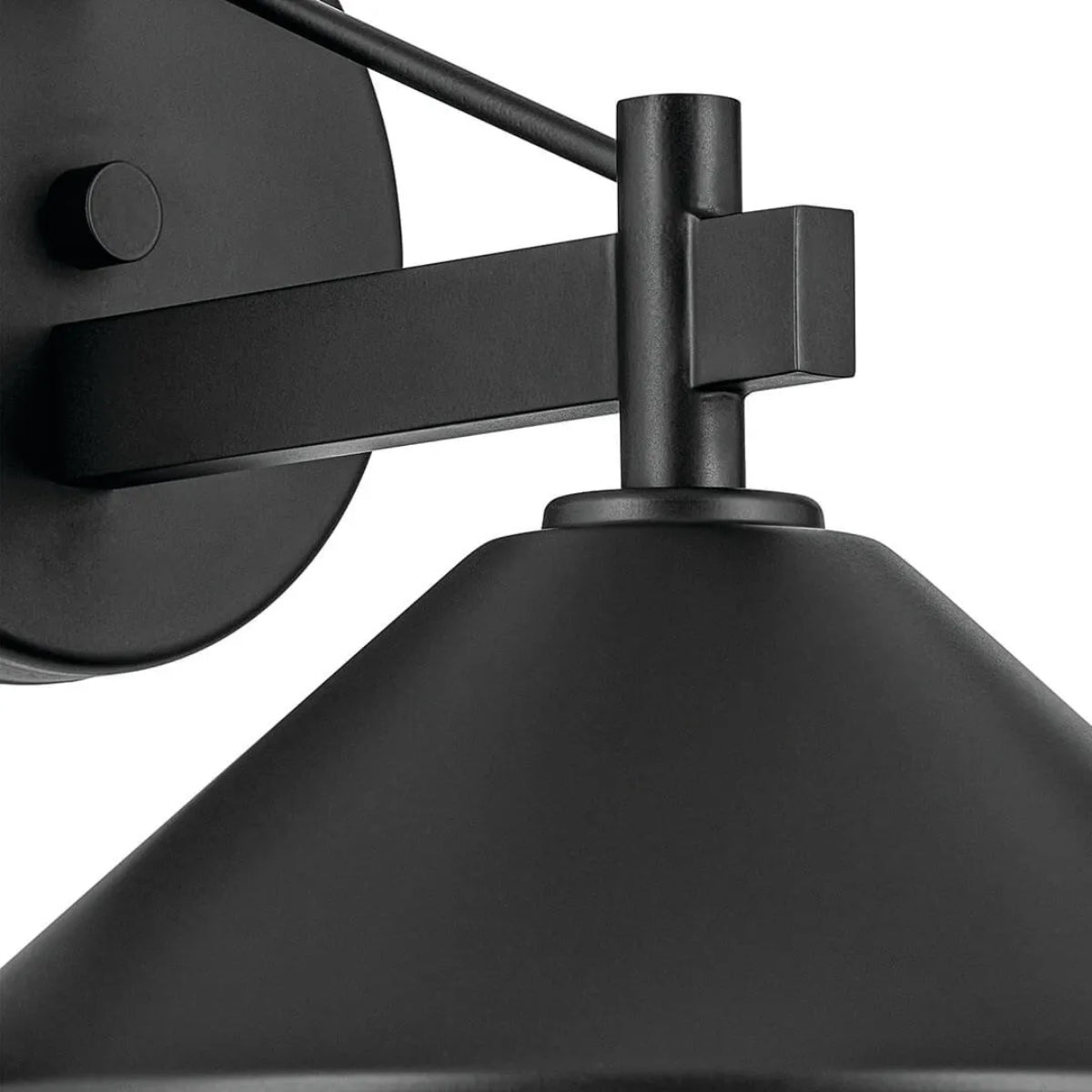 Ripley 10" 1-Light Outdoor Wall Light, Black Finish - Bees Lighting
