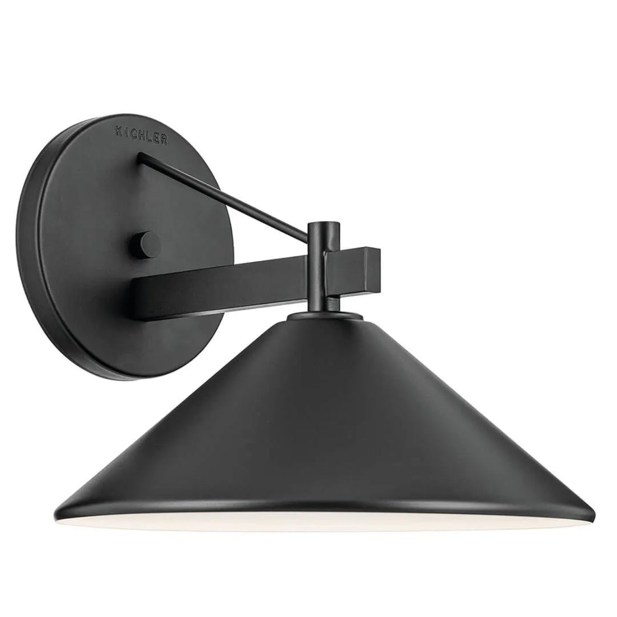 Ripley 12" 1-Light Outdoor Wall Light, Black Finish - Bees Lighting