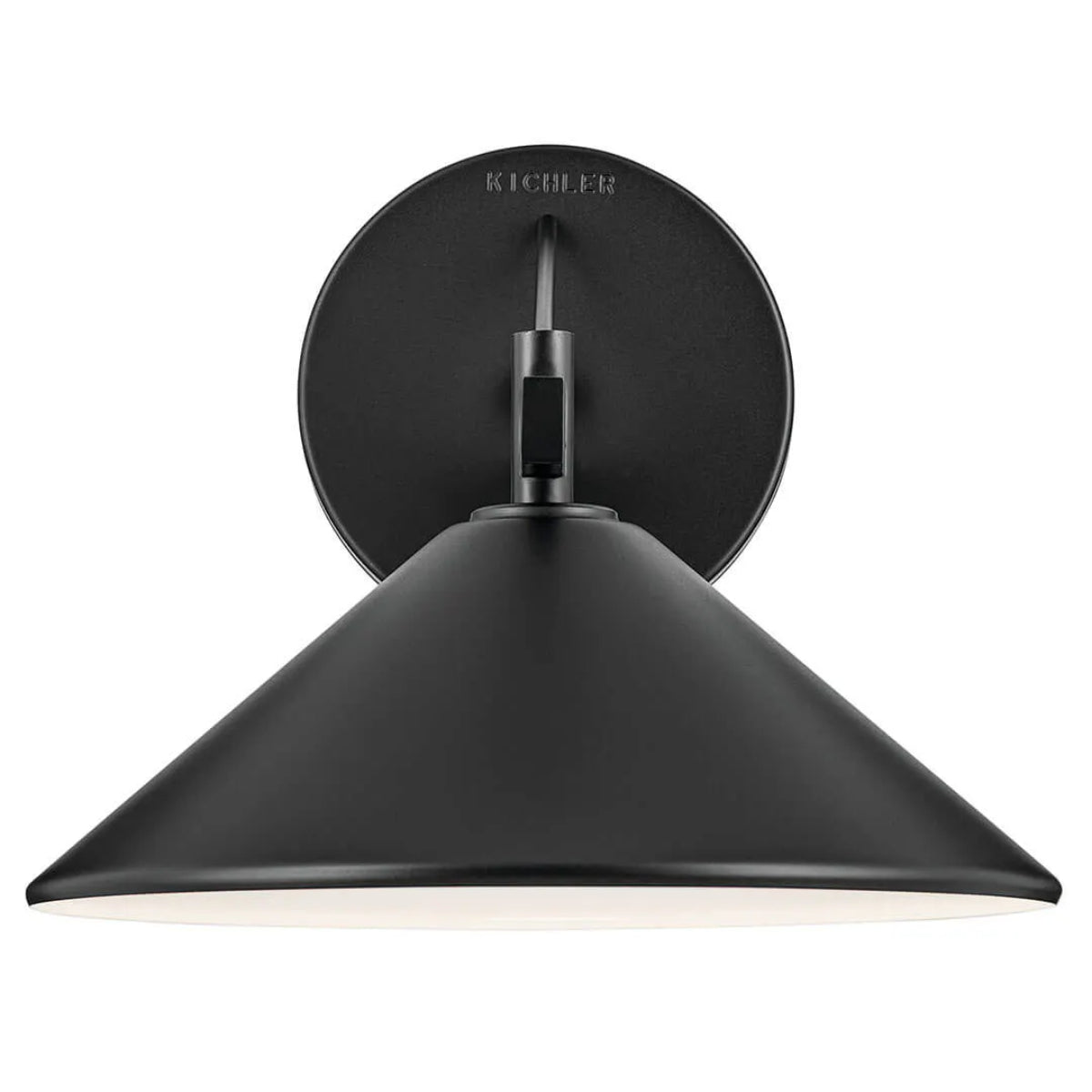 Ripley 12" 1-Light Outdoor Wall Light, Black Finish - Bees Lighting