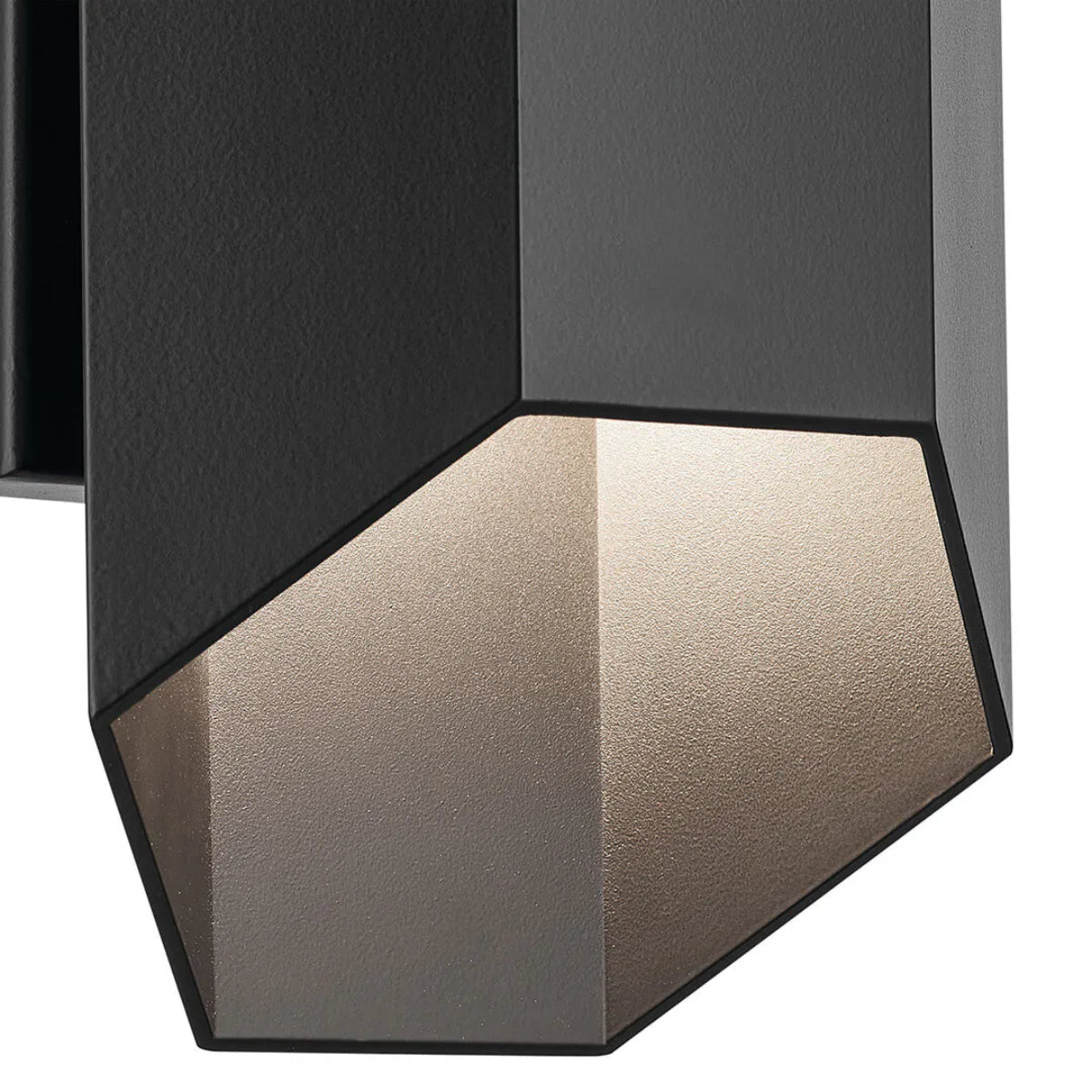 Estella 12" 1-Light LED Outdoor Wall Light Dark Sky Compliant, Black Finish - Bees Lighting