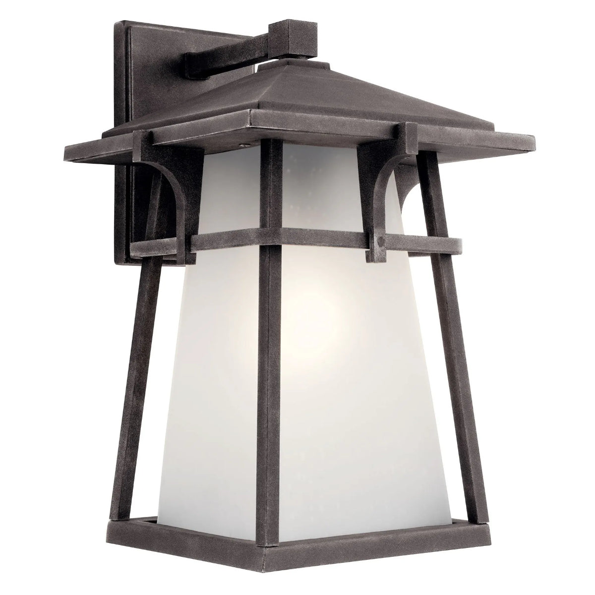 Beckett Outdoor Wall Light Weathered Zinc