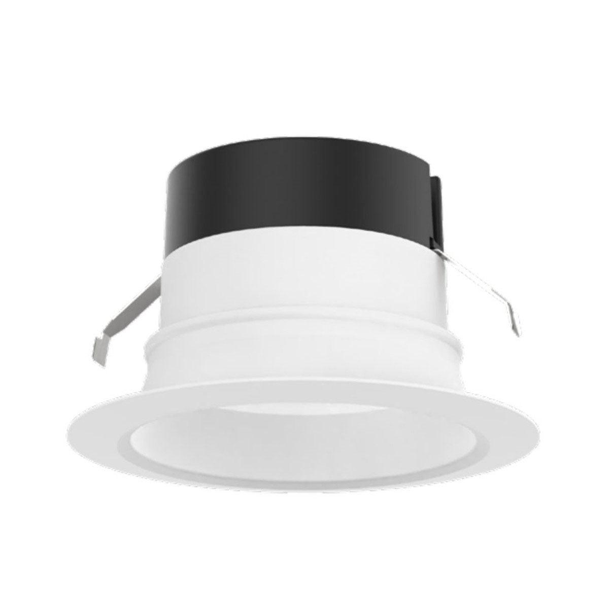4 Inch Recessed LED Can Light, Round, 8 Watt, 700 Lumens, Selectable CCT, 2700K to 5000K, Smooth Trim - Bees Lighting