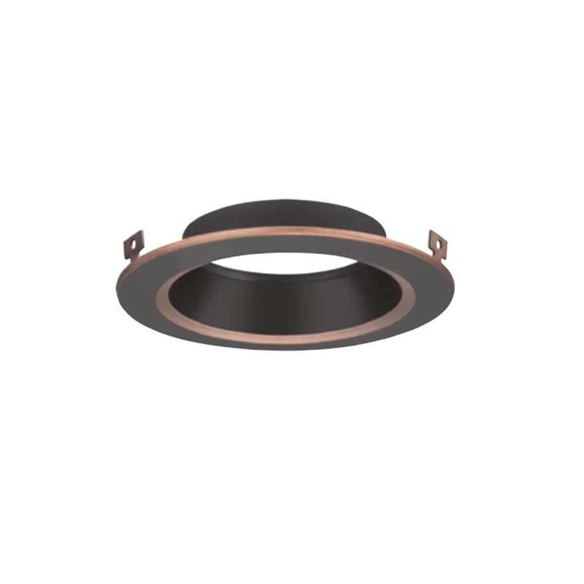 4" Round Smooth Reflector Trim Oil Rubbed Bronze Finish - Bees Lighting