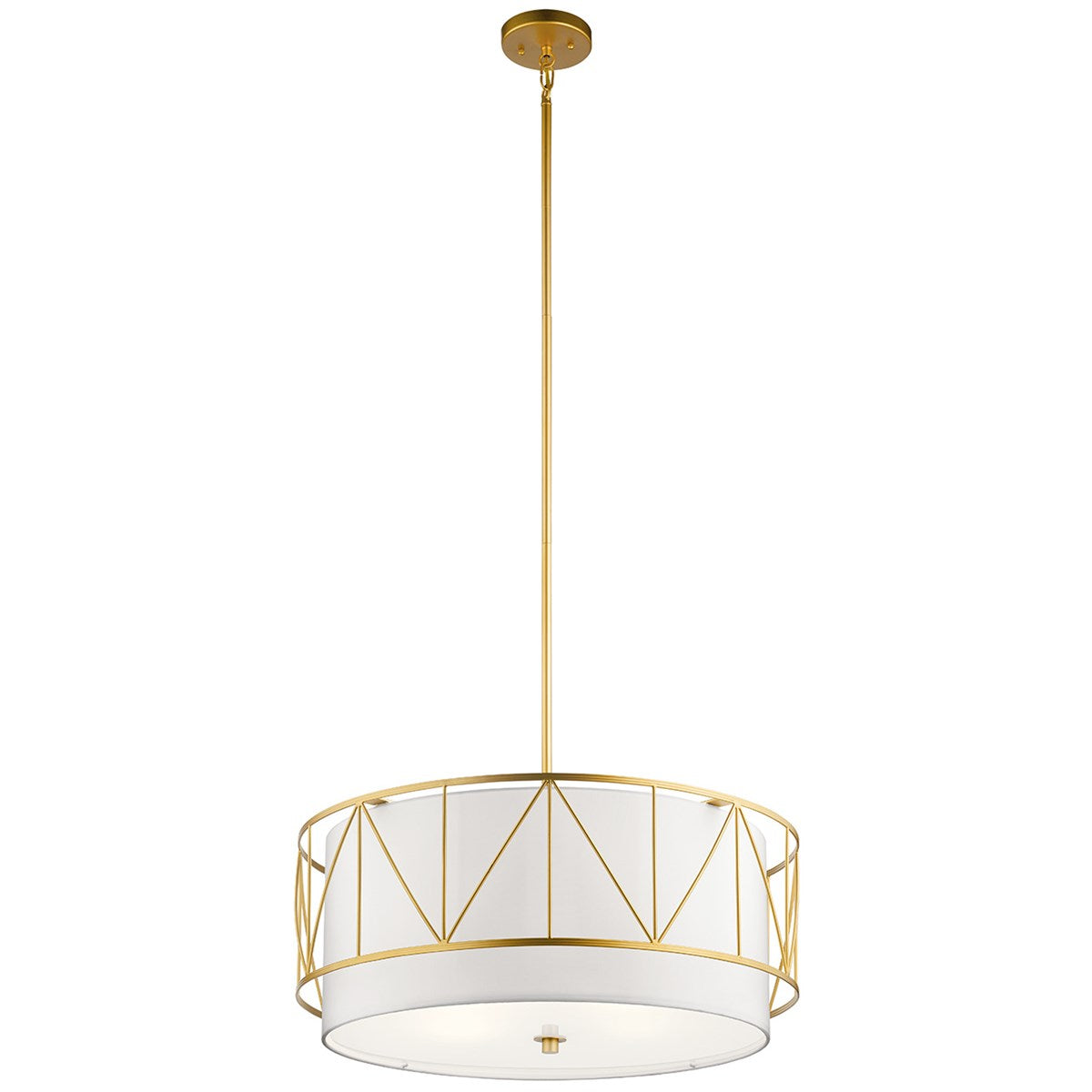Birkleigh 24 in. 4 Lights Pendant Light Gold Finish - Bees Lighting