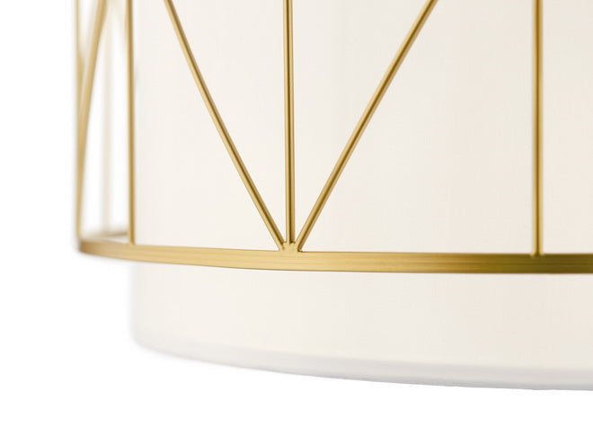 Birkleigh 24 in. 4 Lights Pendant Light Gold Finish - Bees Lighting