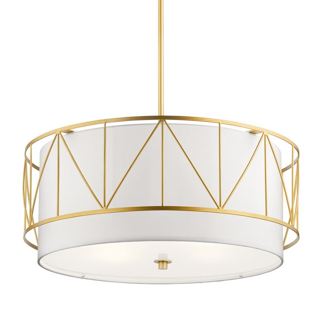 Birkleigh 24 in. 4 Lights Pendant Light Gold Finish - Bees Lighting