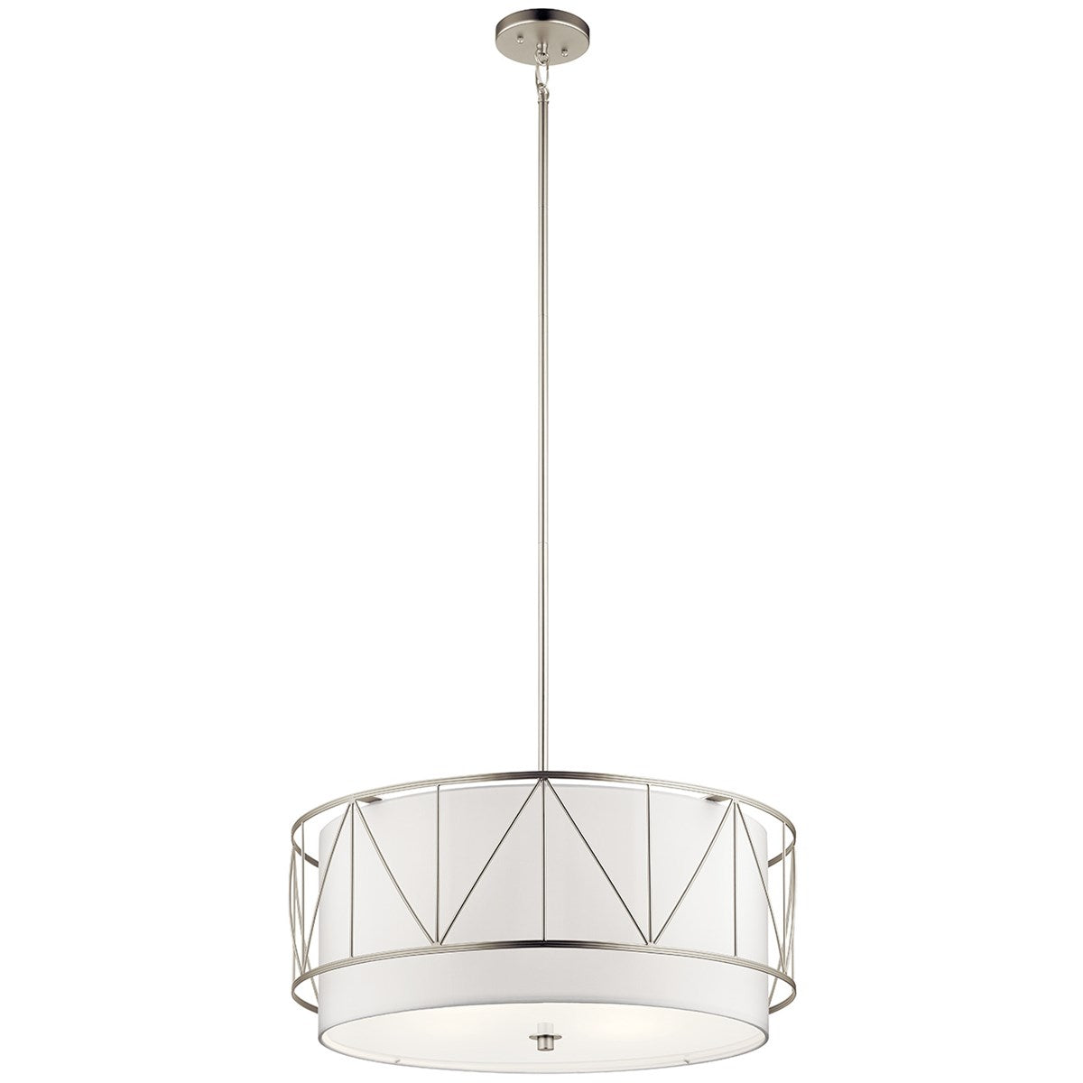 Birkleigh 24 in. 4 Lights Pendant Light Nickel Finish - Bees Lighting